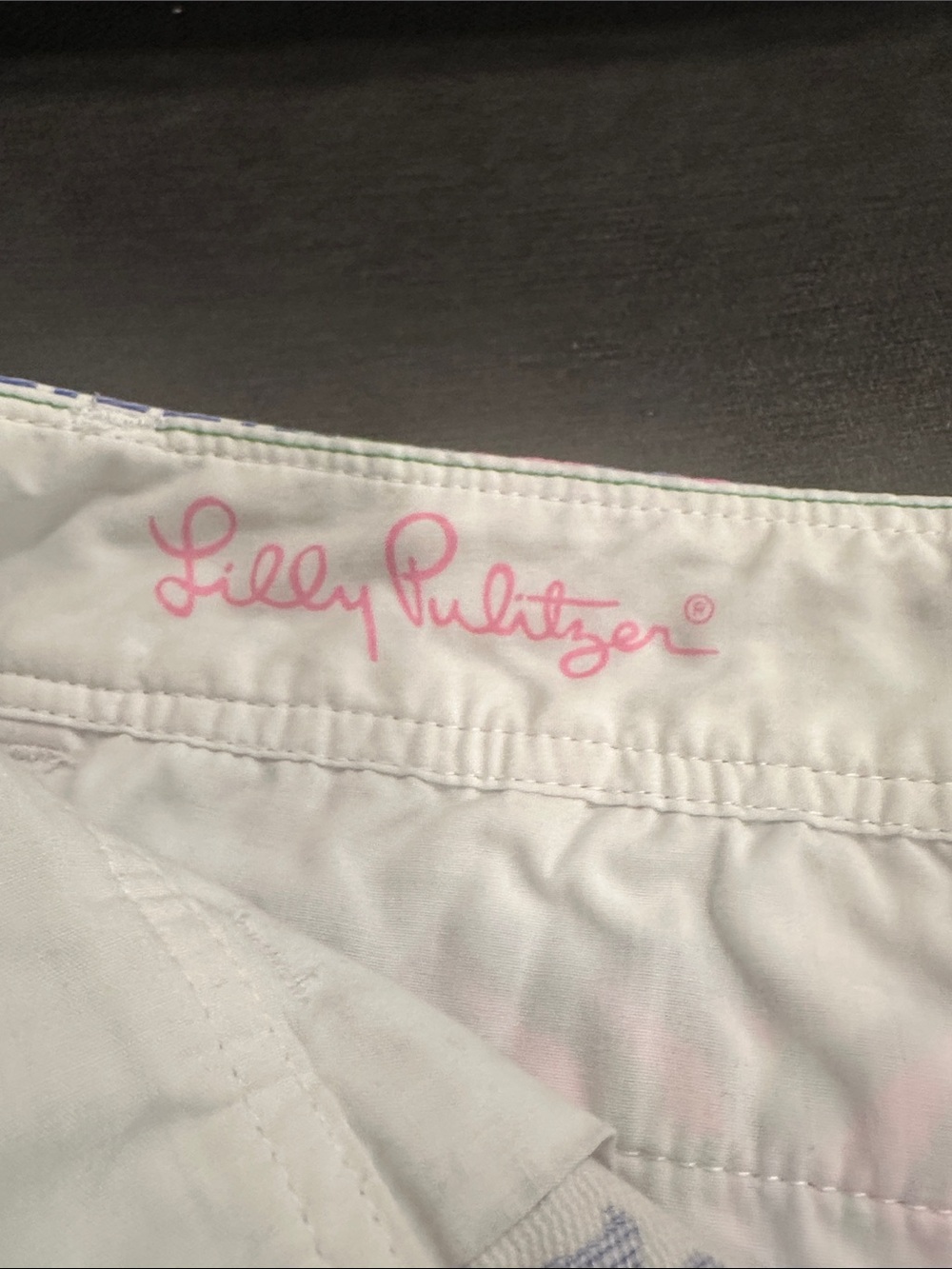 Lilly Pulitzer Teal Mint Floral Print Women’s Shorts - Picture 4 of 4